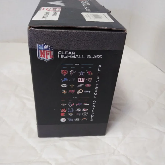 North Carolina Panthers Clear Highball Glass Set - Picture 3 of 7